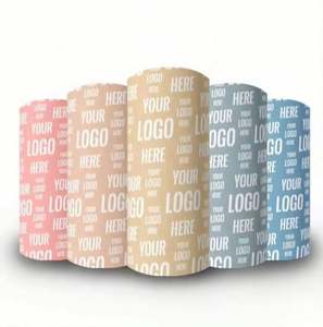 Pañuelos tubulares multifuncionales de algodón 100% al por mayor, sin costuras, para la cabeza, cuello, cara, deportes, personalizados - Product Image 3