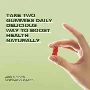 Grosir diskon besar cuka Apel Gummies suplemen kesehatan Vitamin B9 <span class=keywords><strong>B12</strong></span> Mineral dosis dalam bentuk permen - Product Image 3