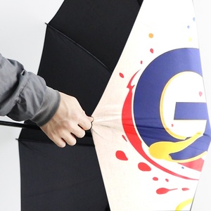 Wholesale 54 Inch Straight Portable Lightweight Windproof Travel Golf <b>Umbrella</b> for Men Women Customizable Logo Business Use - Product Image 4