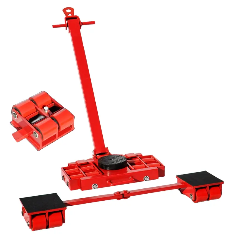 Nieuw Ontwerp Assembleren Grote Lading Pallet Bewegende Skate Transport Roller Trolley Skid Te Koop