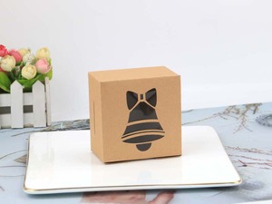 Christmas Chocolate Cookie Kraft Paper Gift Boxes Party Bakery Folding Cake Box with <b>Window</b> - Product Image 6