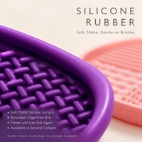 Tapis de nettoyage pour pinceaux de maquillage en silicone avec 4 zones de texture, tampon de lavage pour pinceaux cosmétiques et éponges de beauté, pour usage professionnel OEM/ODM en gros