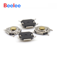 Beelee – interrupteur tactile en Silicone, 5x5 boutons poussoirs, Micro interrupteur tactile 12V, bouton de commutation Rohs, pas de bouton tactile avec commande sans fil 100000