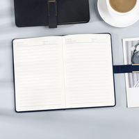Cuaderno de Negocios A5 de Cuero PU Suave al Tacto, Cuaderno de Oficina con Cierre de Hebilla Metálica, Venta al Por Mayor