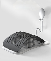 Civière dorsale pour le soulagement de la douleur au bas du dos-Dispositif de traction lombaire réglable-Masseur dorsal pour la décompression de la colonne vertébrale