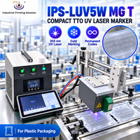 Équipement de gravure laser UV compact IPS-LUV5W MG T Mini Tto 5W, machine d'impression laser UV 355nm pour plastique