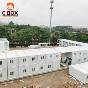 บ้านสำเร็จรูป Cbox ดีไซน์ทันสมัย ขนาด 20 ฟุต แบบโมดูลาร์ ทนไฟ ติดตั้งรวดเร็ว ใช้เป็นหอพัก สำนักงาน โกดังเก็บของ บ้านสำเร็จรูปแบบแพ็คแบน - Product Image 2