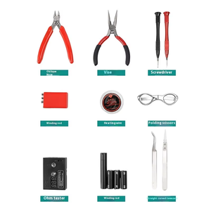 Kit d'accessoires pour fumeurs DIY, pinces en céramique résistantes aux hautes températures et à la corrosion, sacs et étuis en EVA - Product Image 4