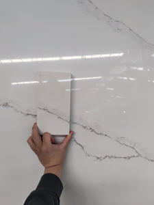 Piedra de Cuarzo Gris Ondulado 5061 Pulido de Lujo GOLDTOP para Mesas de Comedor Modernas, Pisos y Diseños de Paredes Decorativas - Product Image 3