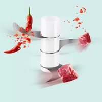 250Ml Chopper Multifunctionele Vleesmolen Stamper Machine Mini Knoflook Groente Chopper Usb Opladen Elektrische Knoflook Stamper
