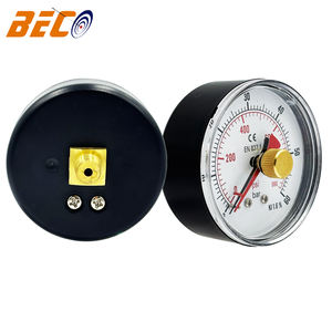 مقياس ضغط منخفض 60 بوصة مقياس ضغط تناظري لقياس الضغط باستخدام إبرة مزدوجة مع مؤشرين كحد أقصى للإشارة إلى اليد - Product Image 6