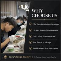Pendientes Colgantes de Moda al por Mayor ChuYao, Doble Círculo, Chapados en Oro de 14K, Minimalistas, Texturizados, Joyería Personalizada para Mujer