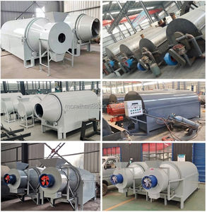 स्वचालित तापमान नियंत्रण इलेक्ट्रिक हीटिंग रोस्टिंग रोटरी ड्रायर रेत अनाज फसलों सॉवडस्ट बायोमास सुखाने मशीन - Product Image 6