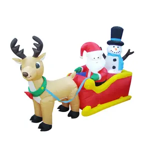 Modelo inflable de alce para Navidad, decoración de jardín, modelo inflable de Reno para fiesta de Navidad, gran oferta