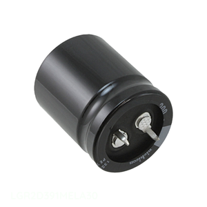 ตัวเก็บประจุแบบ Snap-in ยี่ห้อ Manufacturer Channel รุ่น 390 uF Through Hole LGR2D391MELA30  ชนิดอลูมิเนียม 390UF 20% 200V - Product Image 1