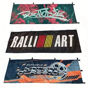 Ventes chaudes, conception personnalisée compétitive, bannière publicitaire en polyester à impression double face, commerce, exposition, course, drapeau Nobori - Product Image 3