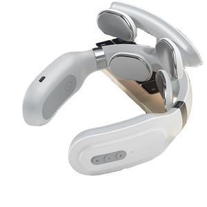 Masajeador Eléctrico Inteligente 4D para Cuello con Calor por Pulsos de Baja Frecuencia TENS, 6 Modos y 18 Niveles - Product Image 1