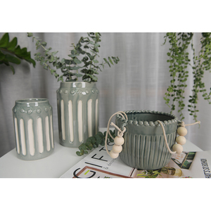 Maceta de bonsái de cerámica clásica grande de estilo chino con pata - Product Image 4