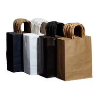 Kantong Kertas Kraft Putih 100/120 Gsm untuk Makanan, Kopi, dan Bawa Pulang, Dapat Dipersonalisasi, Terpercaya dari Dinosource, Kantong Kertas Motif Bunga dengan Logo Sendiri