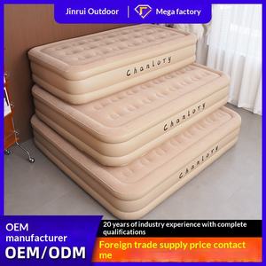 <span class=keywords><strong>Lit</strong></span> d'air gonflable automatique avec revêtement floqué épaissi, pour <span class=keywords><strong>camping</strong></span> en plein air, simple ou double, pour la sieste, pour les <span class=keywords><strong>personnes</strong></span> paresseuses, matelas de sol - Product Image 4