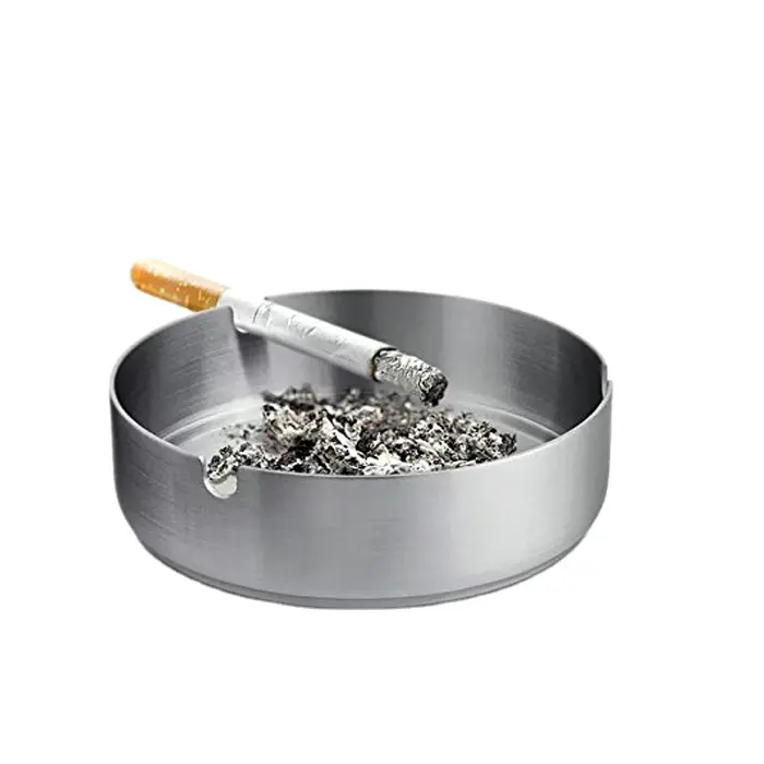 Cendrier à cigares de grande taille, en acier inoxydable, avec Logo personnalisé