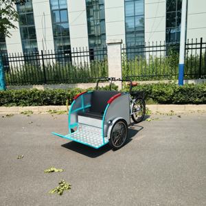 Vélo passager Cargo Bike Trailer pour enfants enfants bébé <span class=keywords><strong>chien</strong></span> animal de compagnie - Product Image 1