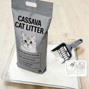ทรายแมวจากมันสำปะหลัง BENJIE ย่อยสลายได้ เป็นมิตรกับสิ่งแวดล้อม ดูดซับดีเยี่ยม จับตัวเป็นก้อนเร็ว ควบคุมกลิ่นได้ดีเยี่ยม ปราศจากฝุ่น - Product Image 1