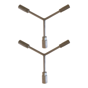 Clé en forme de Y à tige épaisse grise phosphatée - Product Image 5