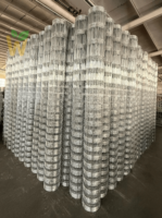 Rouleau de clôture en grillage galvanisé à nœuds fixes haute résistance pour élevages, fermes et champs, 5ft, 6ft, 8ft, pour bovins, cervidés, moutons, vente en gros