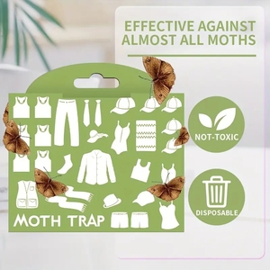 Trappola per Falene con Colla Adesiva per Armadi, Guardaroba e Cassetti - Repellente per Insetti Ecologico in Plastica Non Tossica - Product Image 4