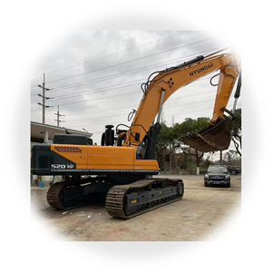 Excavatrice Hyundai 520lc d'occasion, 51 tonnes, importée de Corée du Sud, avec moteur, boîte de vitesses et pompe - Product Image 1