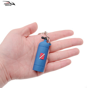 Keep <b>Diving</b> Silicone <b>Diving</b> Air <b>Tank</b> Keychain 0.75L Scuba <b>Diving</b> Accessory - Product Image 2
