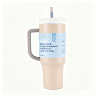 Thermos isotherme personnalisé en acier inoxydable de 40 oz avec revêtement en poudre, sans BPA, anti-fuite, pour cadeaux d'affaires et toutes occasions