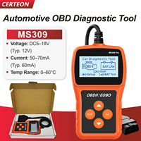 Scanner OBD2 portable avec test de batterie outil de diagnostic Plug and Play pour codes défauts moteur