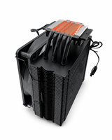 All Black RGB 120mm CPU-luchtkoeler met 5 heatpipes, torenkoeler, computerprocessor-koelventilator voor desktop gaming pc