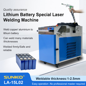Machine de soudage laser portative spéciale pour batteries au lithium SUNKKO <span class=keywords><strong>LA</strong></span>-15L02, nouvelle machine de soudage pour batteries de stockage d'énergie, pistolet de soudage portatif - Product Image 6