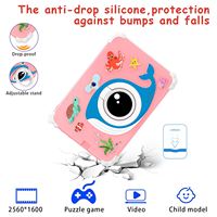 Nouvelle tablette éducative pour enfants pas chère de 7 pouces, WiFi 6+128G, tablette Android intelligente pour l'apprentissage des enfants, pour cadeaux, avec support