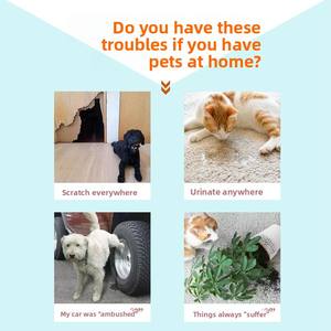 Semprotan pengusir hewan peliharaan lidah buaya fungsi ganda MOQ rendah OEM pabrik untuk area sekitar anjing mencegah goresan - Product Image 3