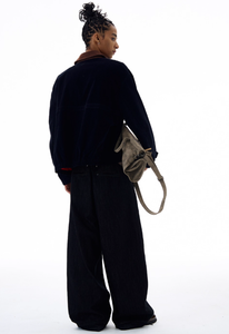 Veste en jean floquée de style grange vintage d'automne avec décoration de bouton américain manteau d'hiver de lavage en détresse respirant <span class=keywords><strong>YuYuan</strong></span> - Product Image 4