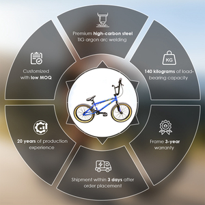 Bicicletas <span class=keywords><strong>Mini</strong></span> BMX de Alto Rendimiento para Adultos, Personalizadas de Fábrica a Bajo Precio, Cuadro de Acero Cromado de <span class=keywords><strong>20</strong></span> Pulgadas, Bicicletas Deportivas para Exteriores - Product Image 3