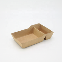 Loyo – plateau de pépites de poulet à compartiment, boîte jetable de chips, emballage de restauration rapide