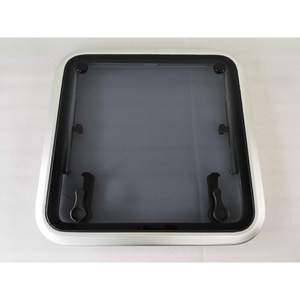 Couverture de trappe carrée en aluminium avec verre trempé pour bateau, véhicule marin, ventilation de toit, éclairage - Product Image 1