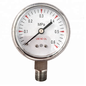 HF 2 "50MM utiliser sans huile <span class=keywords><strong>oxygène</strong></span> médical <span class=keywords><strong>acétylène</strong></span> boîtier amovible en acier inoxydable <span class=keywords><strong>manomètre</strong></span> - Product Image 3