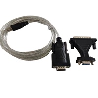 Cable adaptador de consola USB a rs232 DB9 PIN + DB25pin