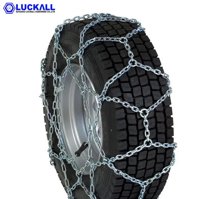 Corrente de proteção para pneus, corrente de pneu de carro para caminhão corrente de neve para 4wd suv