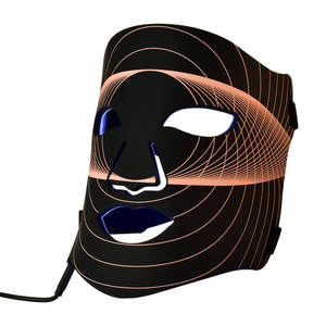 العلاج بالضوء الأحمر تجديد شباب البشرة الجمال 4 ألوان أدى ضوء الوجه قناع الرقبة والوجه سيليكون - Product Image 1