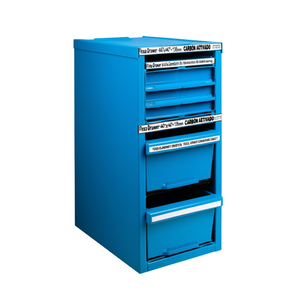 Fami Flexa <b>Drawer</b> 447x447x136mm Full Extension Blue <b>Tool</b> Cabinet Storage - Product Image 3
