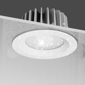 ALLWAY Haute Lumen IP54 Coulée sous pression En Aluminium Plafond Spot Encastré 55W Led Downlight Rond - Product Image 4