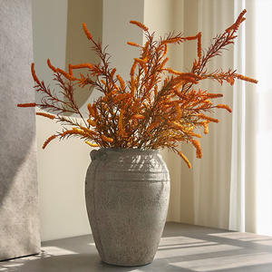 <span class=keywords><strong>Plantes</strong></span> Sétaire Herbe Artificielle Vert Setaria Viridis Bouquet pour Extérieur Maison Porche Printemps Décor - Product Image 1