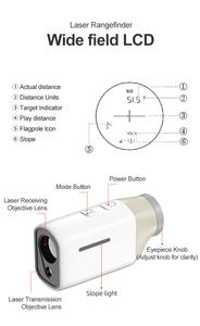 Télémètre laser de golf <span class=keywords><strong>Lango</strong></span> Factory Directly, grossissement 6X, écran LCD, portée 600m, magnétique, étanche IP54, logo personnalisé - Product Image 4